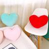 Plush Pillow Adorable Heart Shaped Cushion Soft Comfortable Fluffy Throw Pillow for Home Bedroom Decoration