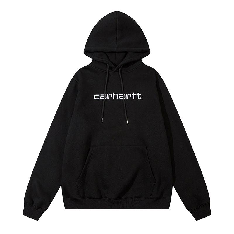 Carhartt Classic Unisex Embroidered Hoodie - Trendy European and American Style