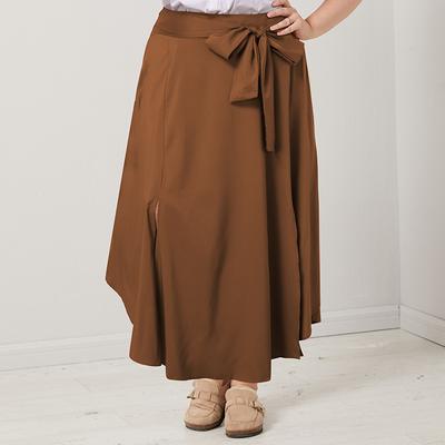 Женские однотонные повседневные летние длинные юбки на шнуровке