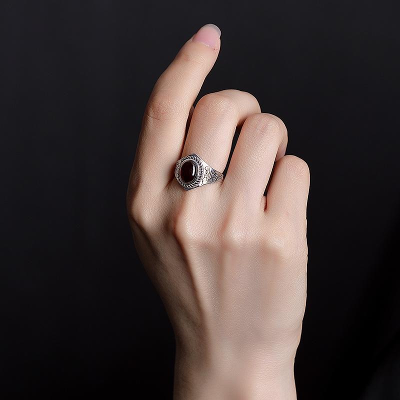 Кольцо из стерлингового серебра S925 Blood Aber Twist Egg Noodle