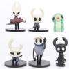 6 шт./Набор Игрушки Hollow Knight Фигурка из аниме-игры Рыцарь Фигурка Хорнет/Квиррел Коллекционная модель Кукла Детский подарок