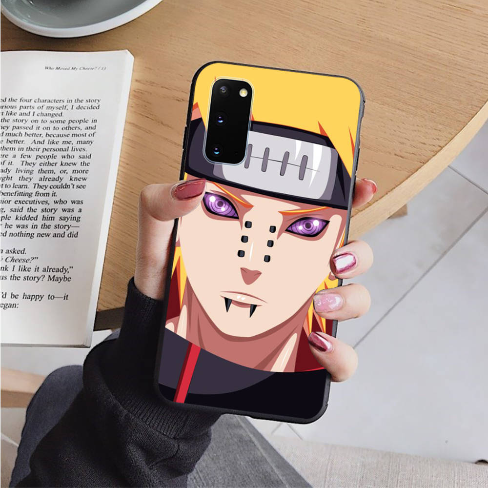 AD77 Наруто Акацуки черный чехол для OPPO Reno 8 6 5 4 Pro Find X3 A17 A31 A38 A40 A53 A54 A55 A74 A76 A78 A77 A80 A94 A95 A96 Pro Sofe Cover