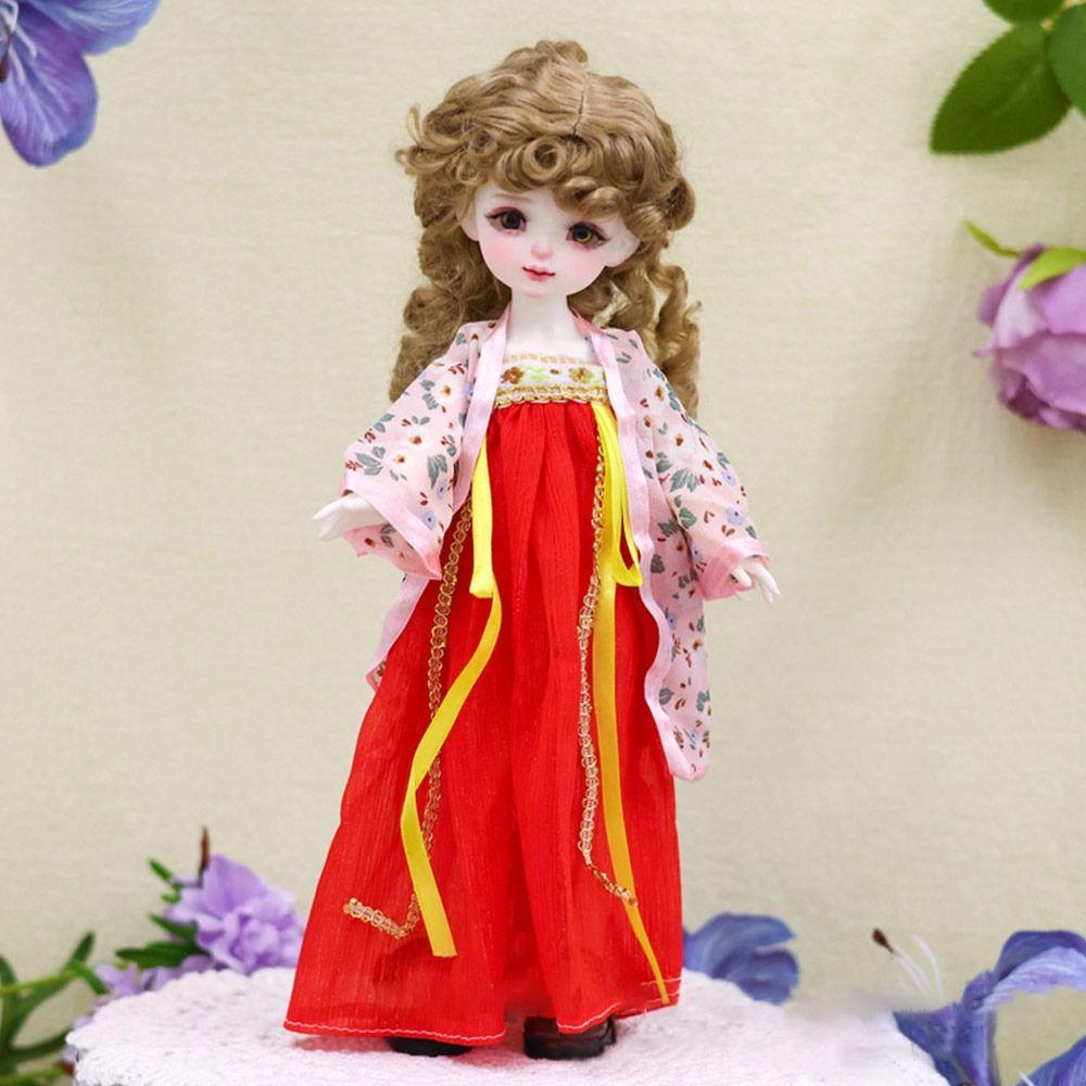 DIY 1/6 BJD Doll Clothing Handmade Doll Dress Casual Chinese Hanfu  (No Dolls and Shoes)