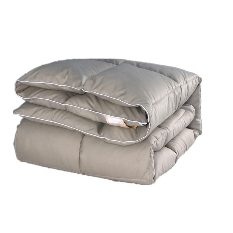 Зимнее одеяло из чистого хлопка и перьевого шелка - двуспальные и односпальные размеры для использования в гостиницах или общежитиях