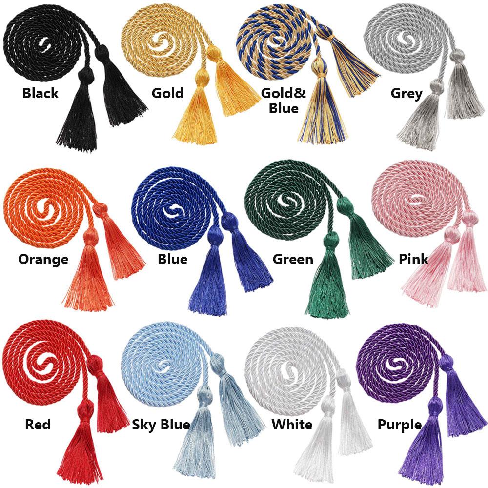 Props Polyester Craft Braided Tassels Cord Graduation Honor Cords Bachelor Gown Yarn Honor Cord