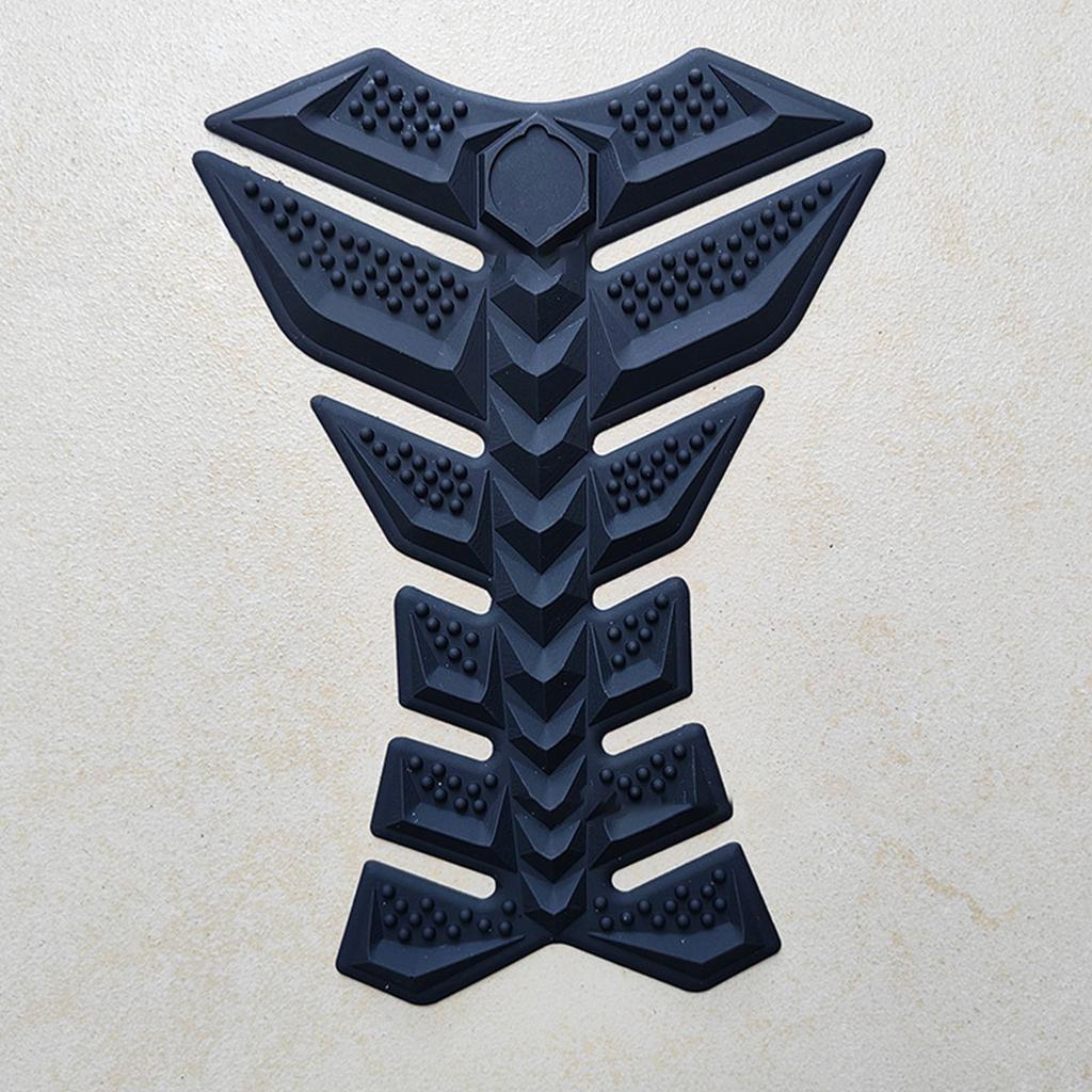 3D резиновая накладка на топливный бак для бензина и масла, защитная крышка, универсальная наклейка на бак мотоцикла, рыбья кость