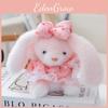 Fluffy Cartoon Princess Skirt Rabbit Doll With Pp Cotton Filling For Gifts