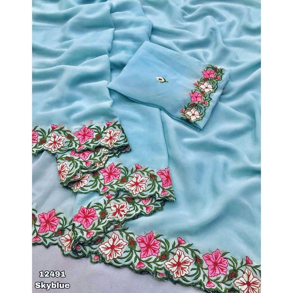 Новая коллекция сари из многониточных тканей Pastel Range запущена в производство с новым цветом