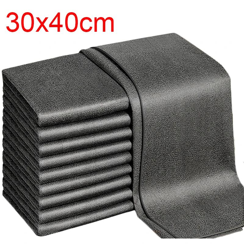 10/1 шт. Волшебные чистящие салфетки, многоразовые тряпки из микрофибры для мытья окон и зеркал автомобиля, полотенца для протирки, бытовые кухонные чистящие средства