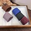 Gentle Hair Ties 4/5Pcs Women Pure Color High Elasticity Ropes Soft Fabric Bands Large Stretchy Ponytails Braids Accessories Stretch