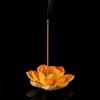 Ceramic Incense Burner Flower Design Lotus Aromatherapy Stand Incense Burning Tray  Office Use