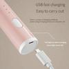 Высококачественный набор с 2 насадками, перезаряжаемый от USB, ручной венчик для яиц, 3 скорости, электрический вспениватель молока, миксер для пенки, напитков, кофе