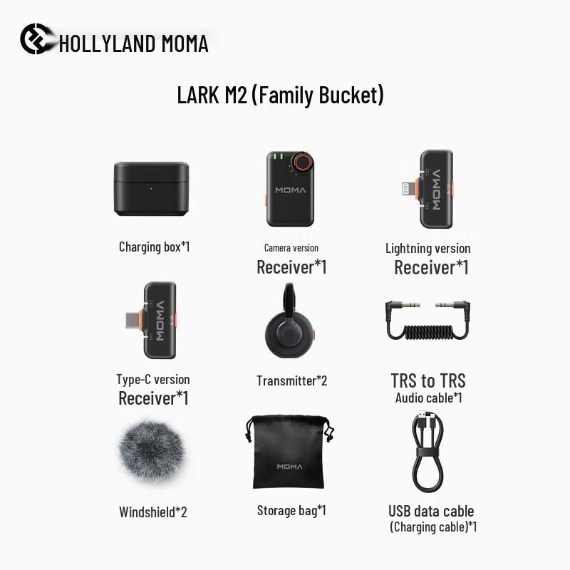 Hollyland LARK M2 Wireless Lavalier Microphone