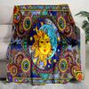 Sun Moon Soft Comfortable Blanket All Seasons Suitable Sofa Office Nap Travel Birthday Gift Christmas Present