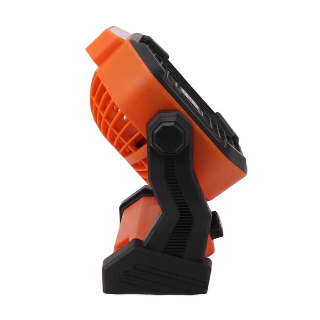 Outdoor Camping Fan with LED Light USB Rechargeable 7800mAh Quiet Adjustable Portable Tent Fan with