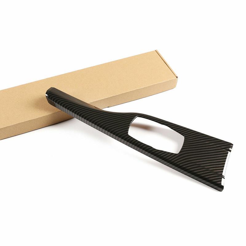 Только для автомобилей с правым рулем. Передняя центральная крышка мультимедийной панели из углеродного волокна, подходит для BMW F30 F34 F33 F36.