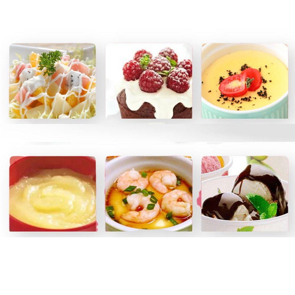 4Pcs Oven Safe Ramekins for Baking Ceramic Fluted Porcelain Bowls Condiment Dish  Souffle