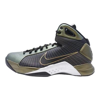 Hyperdunk Supreme Амортизация, Износостойкие Высокие Баскетбольные Кроссовки Мужские Черно-Зеленые 333373-701