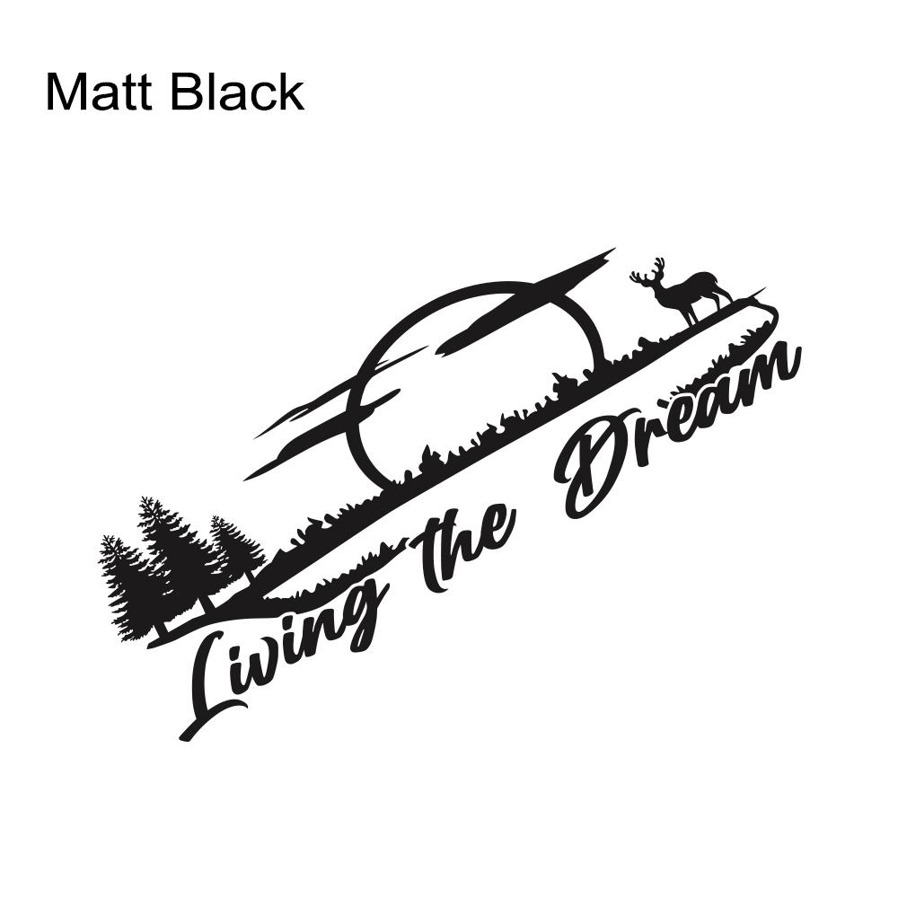 Наклейка на заднюю дверь автомобиля для Fiat Scudo, аксессуары для тюнинга Camper Van Living The Dream, графика, винил