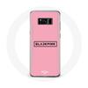Case for Samsung Galaxy S8 Blackpink K-pop Group Logo Pink Background