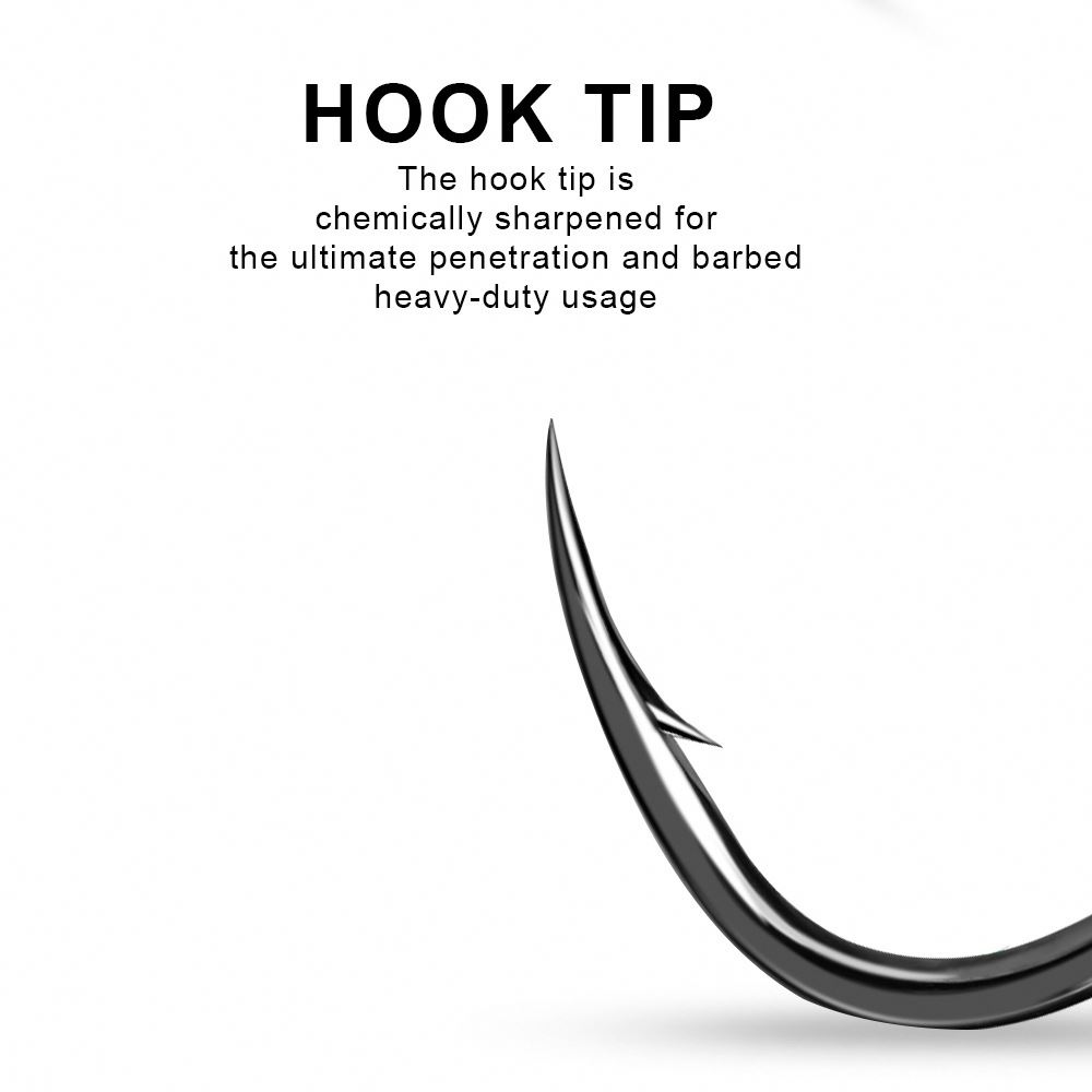 5Pair/Bag Jigging Fishing Assist Hooks 11-13-15-16-17-18-19-20# UV Light Double Barbed Jig Fishhooks With Glow Feather