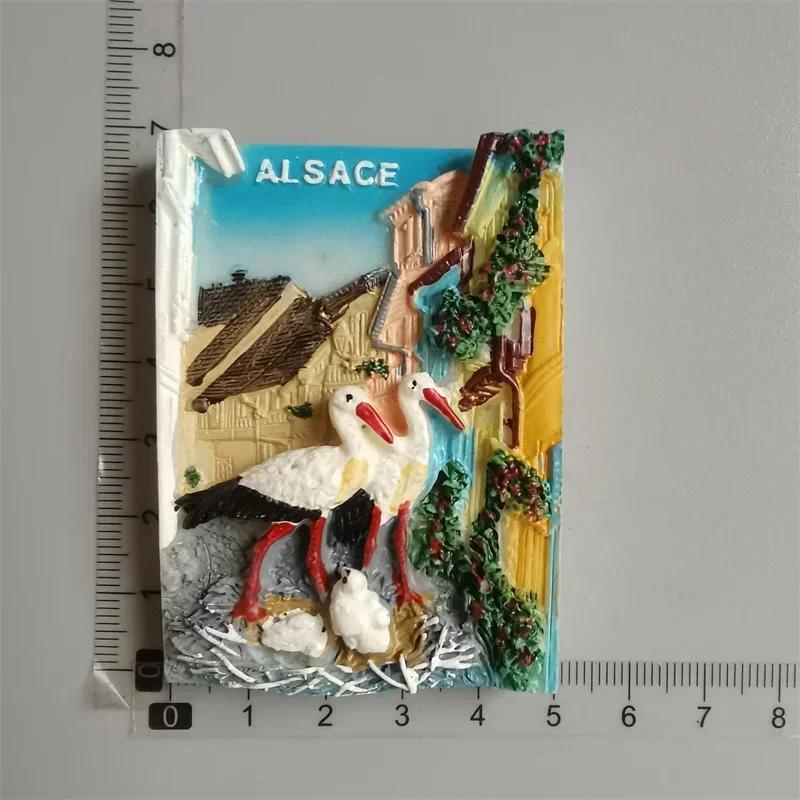 Франция Туристические сувениры Магниты на холодильник Страсбург Канны Ницца Эльзас Ментон Французские магнитные наклейки Украшения Подарки для путешествий