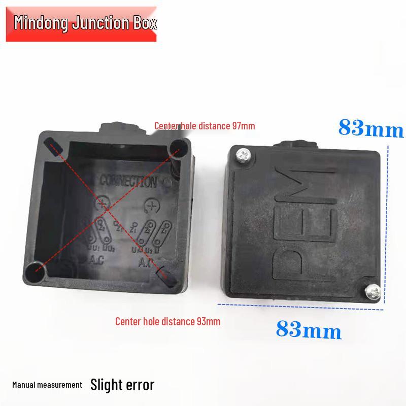 Single-Phase High-Power Motor Accessories: Wiring Box, Terminal Block, Capacitor Box, Centrifugal Switch, Fan Blade, Fan Cover.