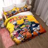 Uzumaki Naruto Japanese Manga Print Bedding Set – Duvet Cover Set – A Luxurious Gift for Teens, Suitable for Double/Single Beds