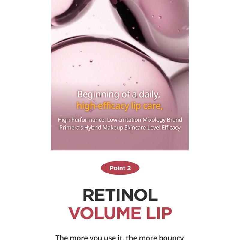 primera - Retinol Volume Lip Serum Tube - 4 Colors