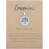 12 Zodiac Signs 3D Image Pendant Necklace Ins In Stock Zodiac Card Collarbone Chain