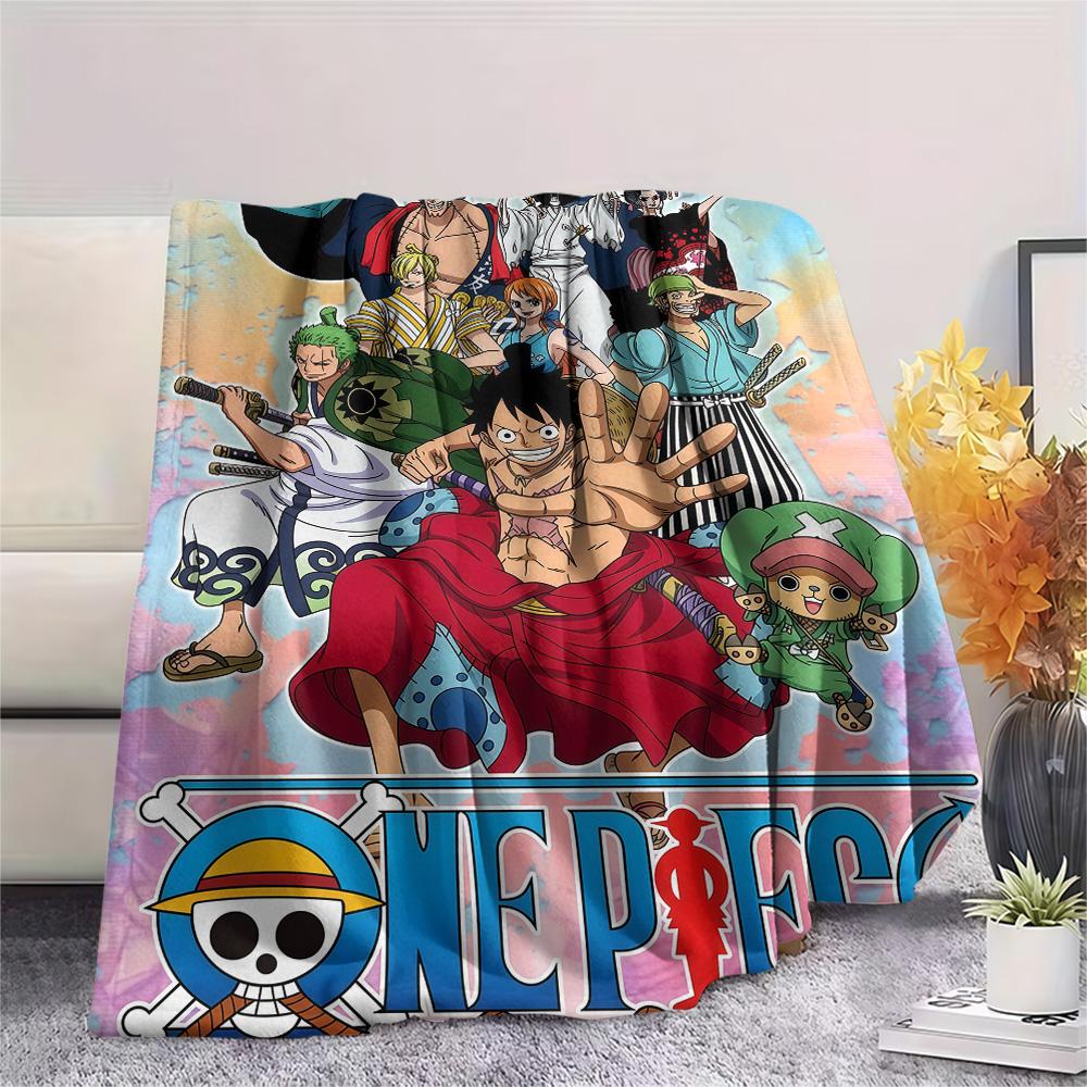 One Piece Straw Hat Crew Full Members Collection2 flannel blanket, cozy flannel for sofa and bed, perfect gift