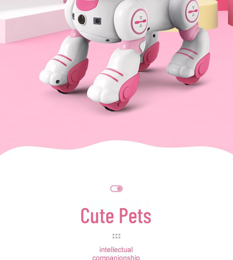 BG1533 Stunt Robot Dog: Electric Remote-Control Pet with Gesture Sensing and Somersault Capabilities.