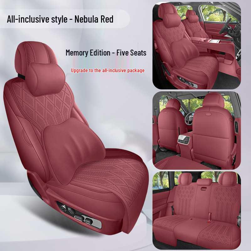 Wenjie M9 Suede Perforated All-Season Seat Cushions