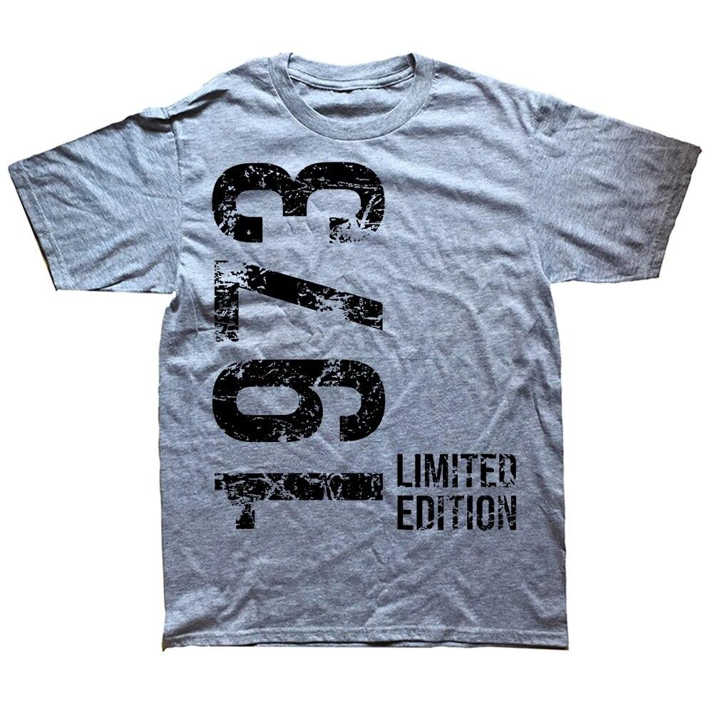 Новинка 50-х годов 50-летия, ретро, ​​винтажные футболки 1973 года, хлопковая уличная одежда с графическим рисунком, с коротким рукавом, подарки на день рождения, летняя стильная футболка унисекс