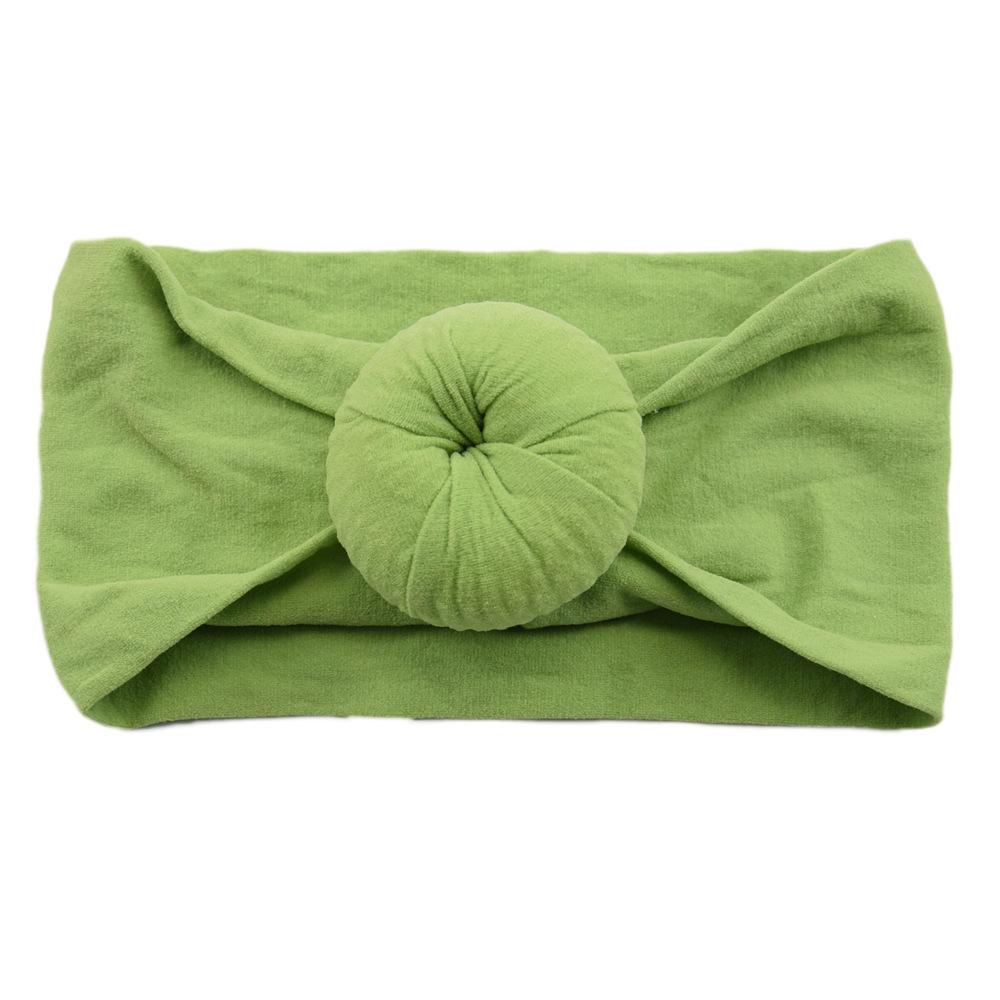 Детские головные уборы из нейлона, широкие детские аксессуары для волос, мягкие чулки с шариками, повязка на голову для малышей из нейлона, повязка на голову в виде пончика