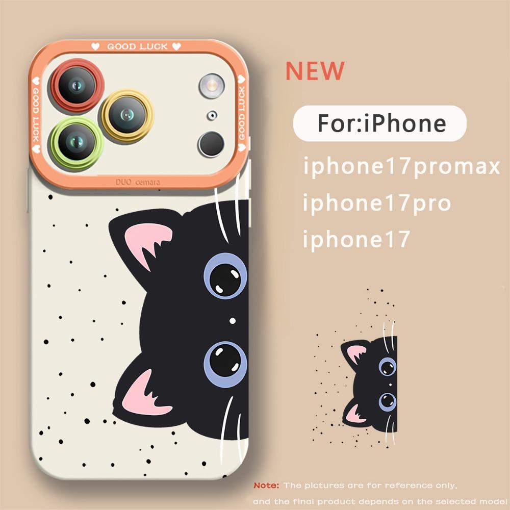 Креативный чехол для телефона с узором, подходит для iPhone 17 16 15 14 13 12 11 Pro/Max/Plus, противоударная задняя крышка, защищающая от падений