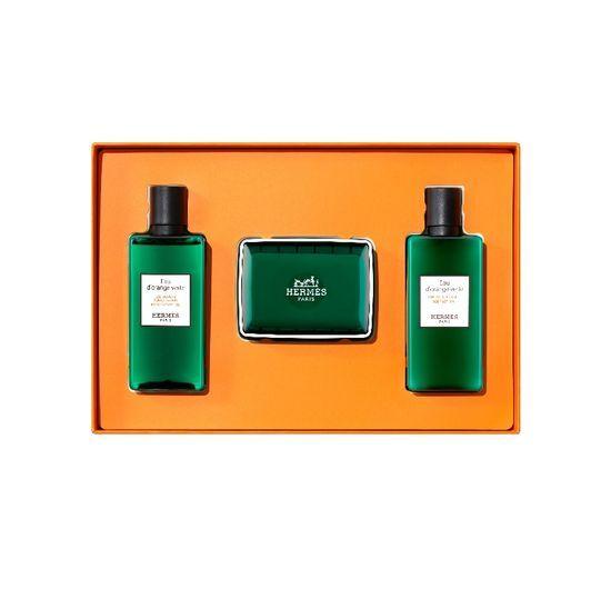 Hermes Odorange Verte 80 мл подарочный набор из 3 предметов для тела