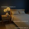 Светодиодная настольная лампа в форме одуванчика, ambient light, металлическая проволока, настольные украшения, декор для дома, light luxury