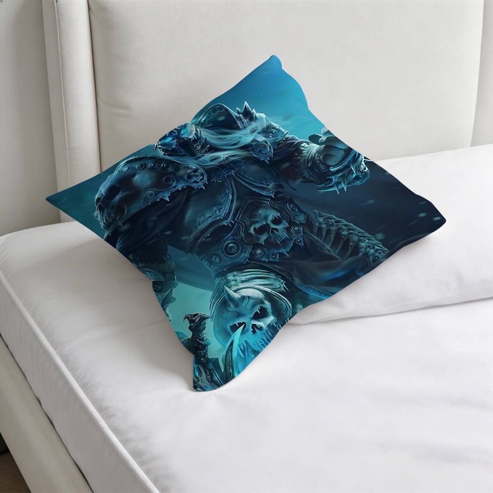 WWorld of WWarcraft Fashion Square Pillow Case Durable Throw Pillow Cover for Sofa Couch Chair