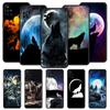 Чехол для телефона для Oneplus 13R 12R 10R 13 12 11 10T Nord N100 N10 Z N30 CE 3 2 2T Pro Lite 5G Мягкий ТПУ чехол Луна Рычащий Волк Capas