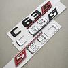 For Mercedes Benz AMG C63S Auto Tail Accessories New 3D ABS Car Styling Logo C63S Badge Sticker Rear Trunk Emblem Decals AV1