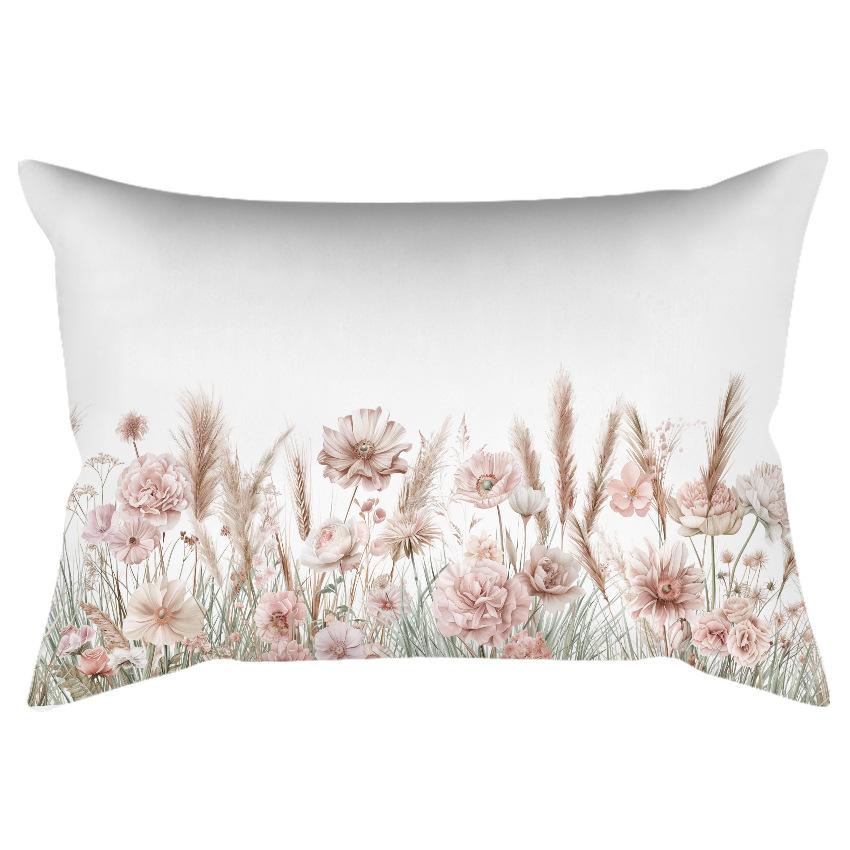 Новая весенняя наволочка с цветочным принтом, простая, маленькая и свежая, легкая роскошь для дома, гостиной, дивана, наволочка для подушки