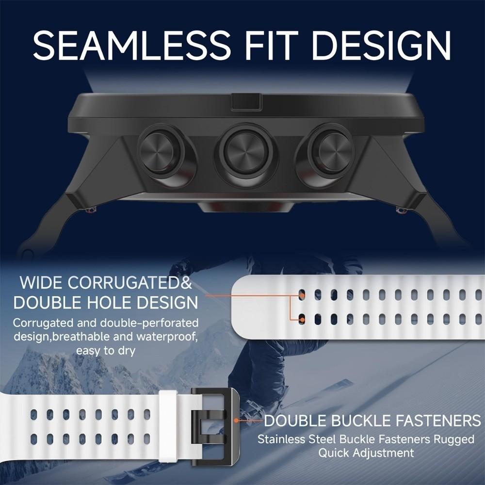 22мм 24мм Океанический силиконовый ремешок для Huawei GT6 Pro GT6 GT5 GT4 46мм Спортивный ремешок для Redmi Watch 5Active для Amazfit Balance GTR 47