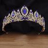 Барочные великолепные хрустальные свадебные тиары королевская королева невеста корона украшения для волос принцесса выпускной свадебный головной убор аксессуары