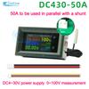 DC4-30V 10/50/100A Вольтметр Амперметр 8 в 1 Многофункциональный Тестер Напряжение Ток Мощность Энергия Батарея Электричество Измерительный Прибор