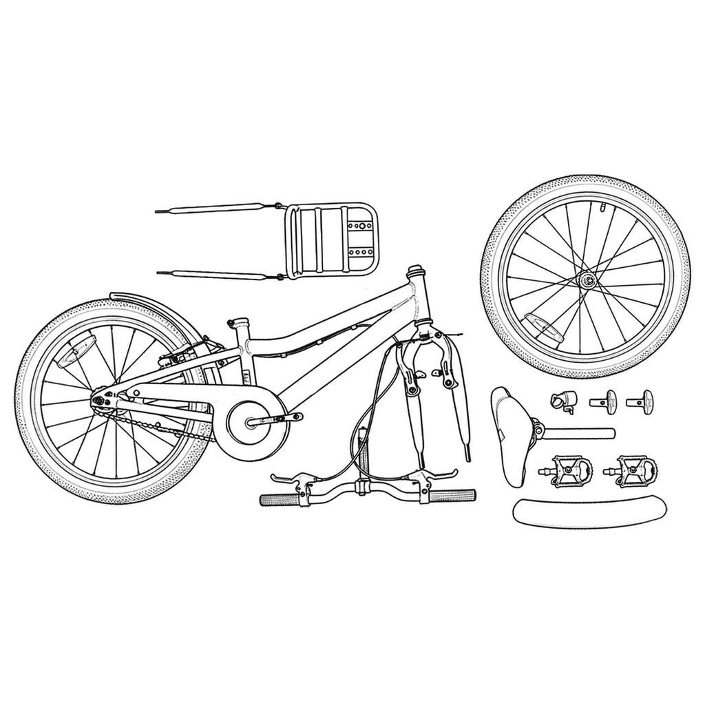 Kids Bike 20 Inch for Ages 6 11 Orange and Black