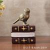 American Retro Bird Ornament, Book Holder, Home, Living Room, TV, Wine Cabinet, Study, Desktop Decoration