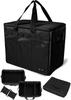 ZEN Camps Camping Storage Box, Soft Container, Toolbox, Outdoor, 37L Large Capacity, 43cm Wide X 27cm Deep X 32cm High (Black)