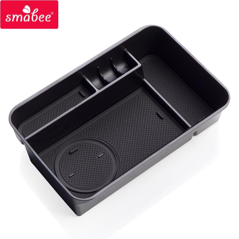 smabee for Nissan PATROL Y62 2010-2026 Car Central Armrest Storage Box (With Factory Fridge Only) Interior Accessories Tidying