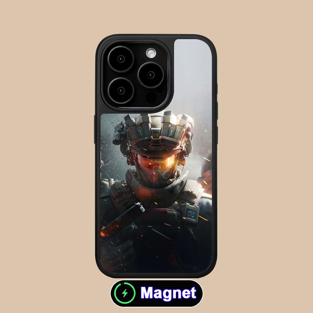 Игровой чехол Delta Force с матовой поверхностью и поддержкой MagSafe для мобильного телефона iPhone 17 16 15 14 13 12 11 Air Pro Max Plus, цветной